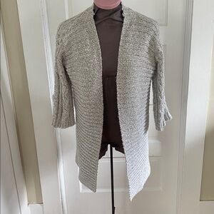 Sundance‎ Chunky Rib Knit Open Cardigan Medium
